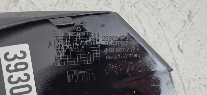 AUDI RS6 RS7 C8 2019- SPOILER PARE-CHOCS AVANT AVANT 4K8807717A