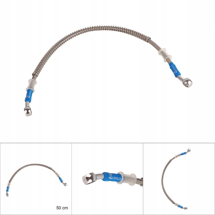 FIL COMBUSTIBLE DANS TRESSE AVEC ACIER INOXYDABLE VERS MOTOCYCLETTE FIL HUILEUX DE FREIN 39CM 70CM