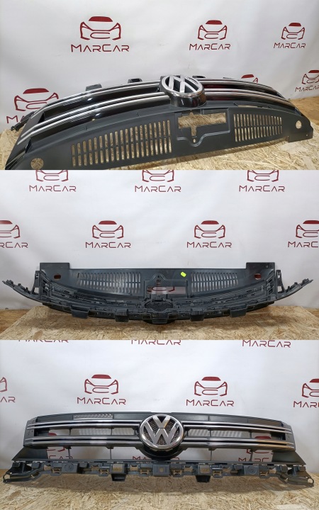 VW TIGUAN I LIFT 11- GRILLE CALANDRE RADIATEUR 5N0853653F