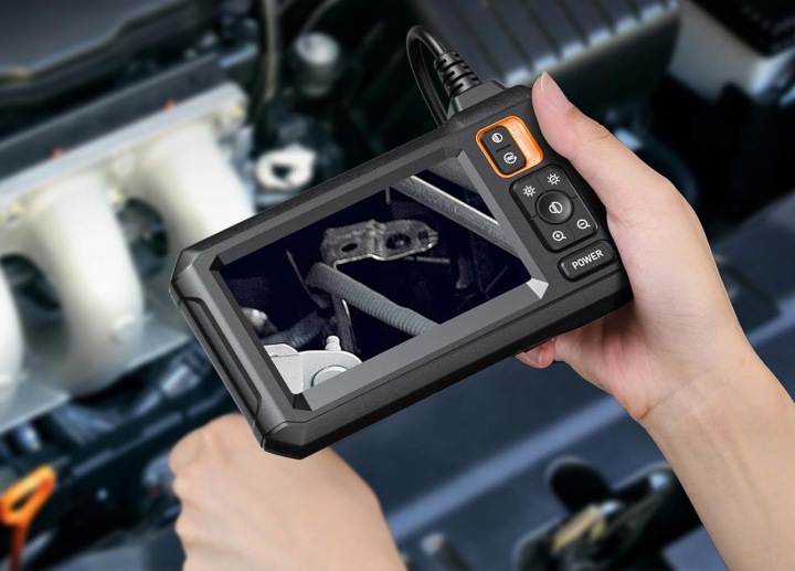 CAMÉRA INSPEKCYJNA ENDOSKOP 5M COMPLET HD LCD 4.3″ USB ENDOSKOPOWA HYDROFUGE