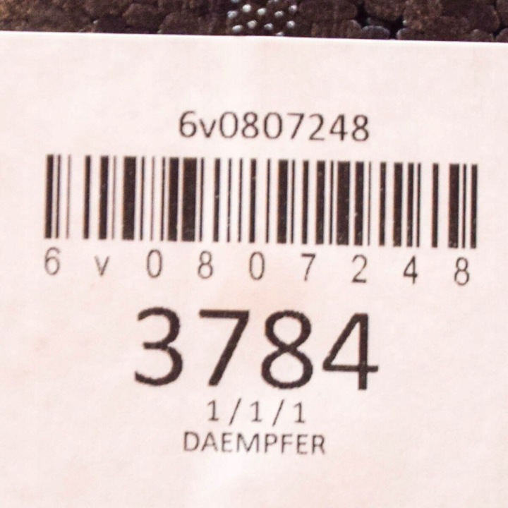 SKODA FABIA MK3 ESTATE NJ AVANT PARE-CHOCS IMPACT FOAM 6V0807248