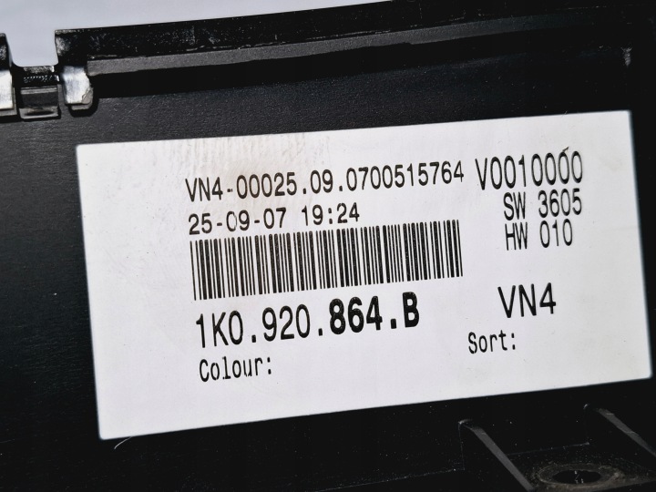 ORDINATEUR COMPTEUR KIT VW GOLF V 5 1K 2.0 TDI BMM DSG 304532KM 03G906021PR