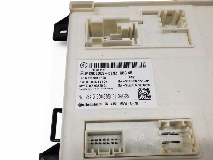 MERCEDES-BENZ GL X166 2013 MODULE CONTRÔLEUR CONFORT