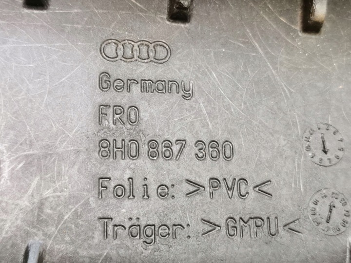 2003 AUDI A4 S4 B6 8E 8H PAVILLON 8H0867360