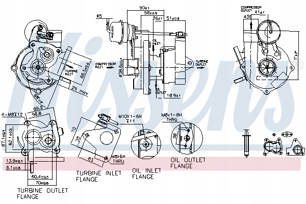 TURBOCOMPRESSEUR NISSENS 93073 PL DYSTRYBUCJA