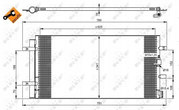 CONDENSADOR DE ACONDICIONADOR VW AUDI A6- A7 10- 