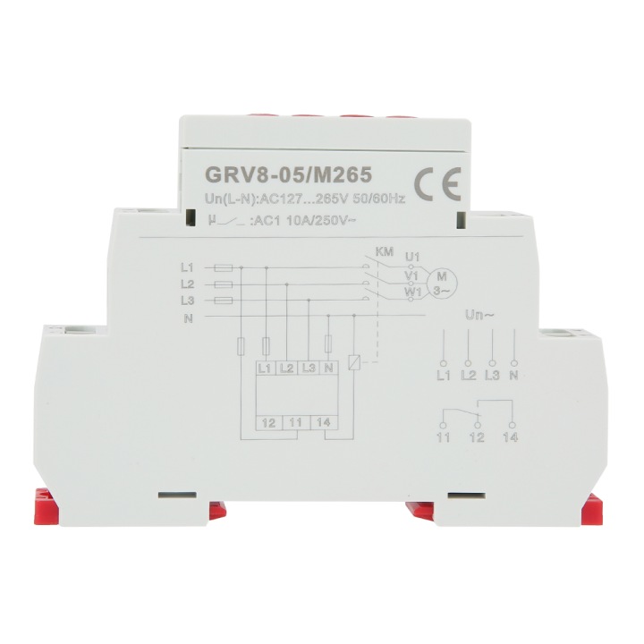 3-FAZOWY RELAIS MONITOROWANIA TENSION I SÉQUENCES PHASE GRV8-05 M265