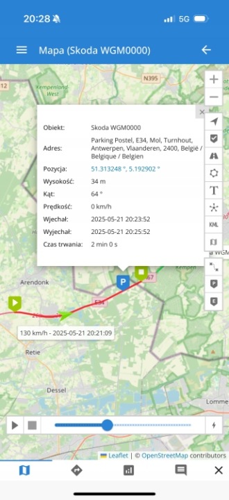 LOCALISATEUR GPS VERS VOITURE ODCIECIE ALLUMAGE RELAIS CARTE M2M APLIKACJA