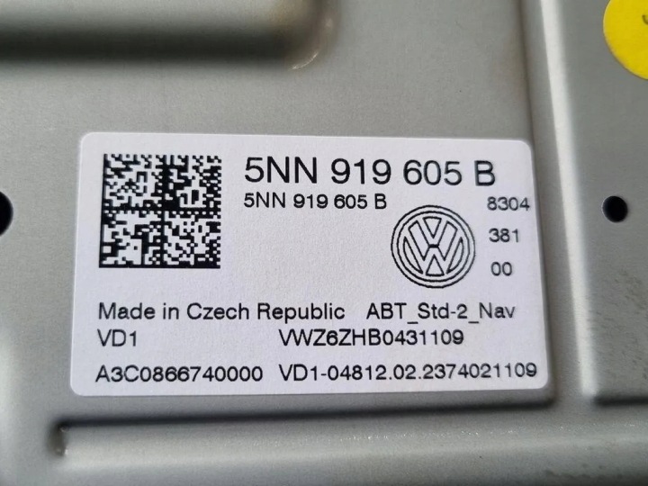 ÉCRAN NAVIGATION VW TIGUAN (AD1) 5NN919605B 1.5L GASOLINE 110KW 2022