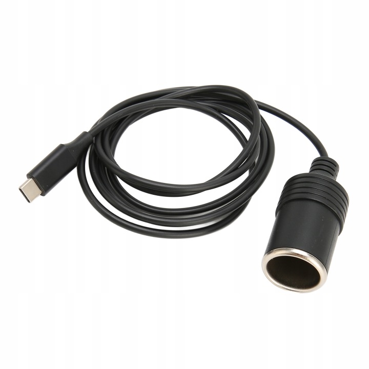 CÂBLE USB-C VERS DOUILLES ALLUME-CIGARES AUTOMOBILE 1.5M CHARGEUR 15V 3A 45W STABILNA