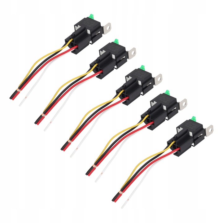 5 PCS RELAIS AUTOMOBILE 12V DC 30A 4-PINOWY
