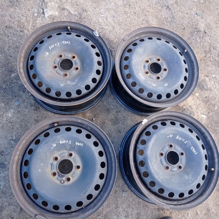 4 PIEZAS LLANTA DE ACERO FORD MONDEO MK4 6.5