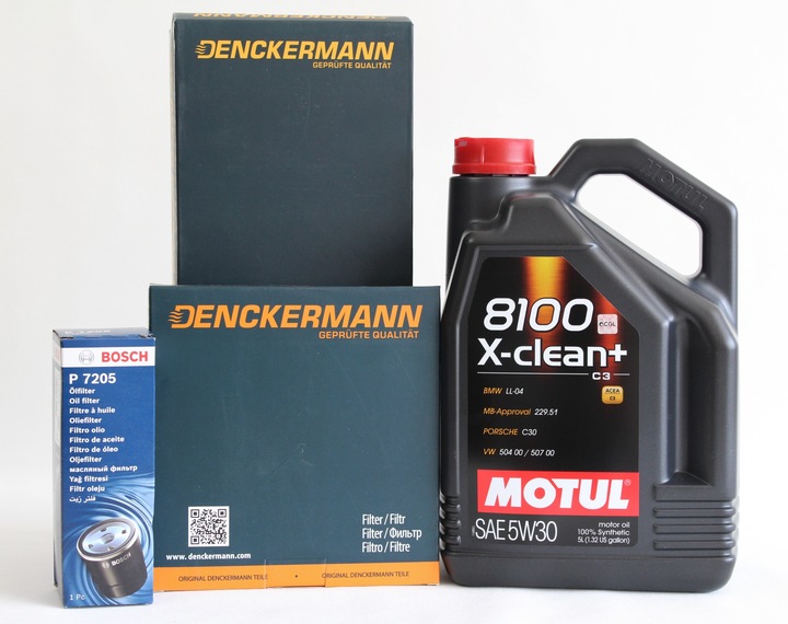 FILTRAI + ALYVA MOTUL 5W30 BMW X3 F25 20D 14- nuotrauka 1