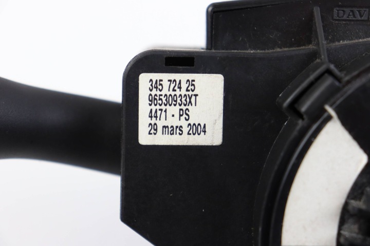 COMMUTATEUR COLONNES DIRECTION PEUGEOT OE 96530933XT