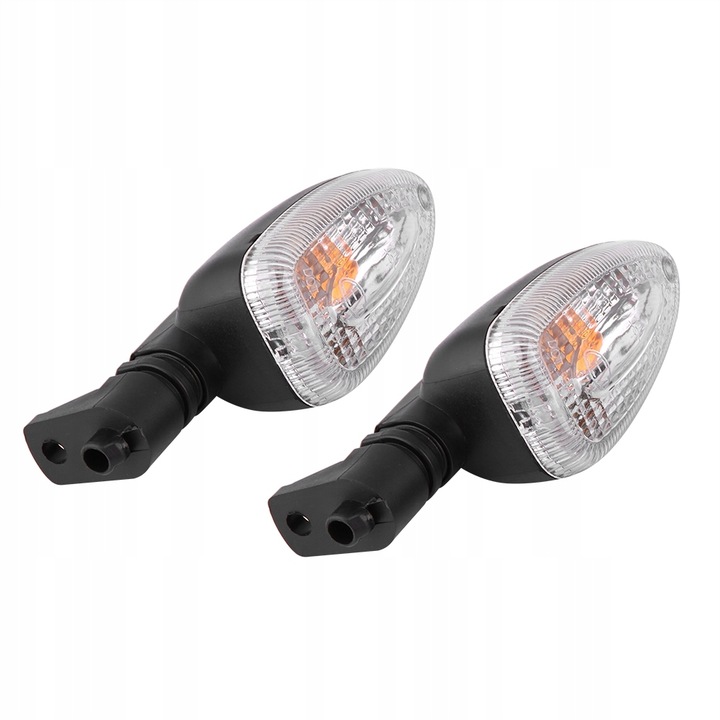 2 PIEZAS LUZ DIRECCIONAL MOTOCYKLA BMW F800 PRZEZROCZYST 