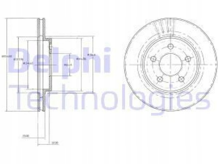 DISCOS PARTE DELANTERA CHRYSLER ES 2.2 2.5 88-90 