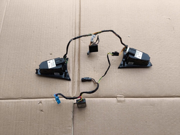 BOUTONS AVEC CAOUTCHOUC MULTIFONCTION OPEL CORSA E AVEC CHAUFFAGE VOLANT