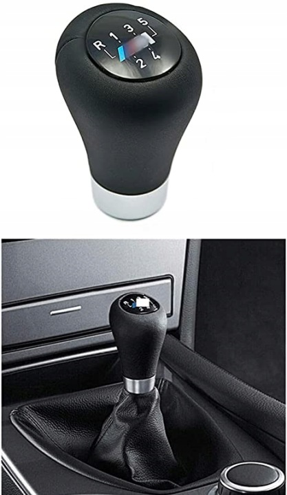 POMMEAU DE VITESSE VITESSE CUIR 6 VITESSES M BMW E46 E60 E61 323 325 328 330 E63 F25 X3