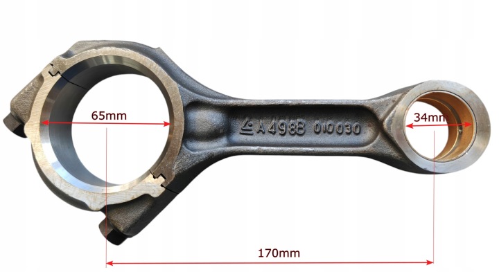 BIELLE MOTEUR ZHIJANG/XINCHAI A498BPG/BT1 ROULEAUX HANGCHA HELI JAC MAXIMAL