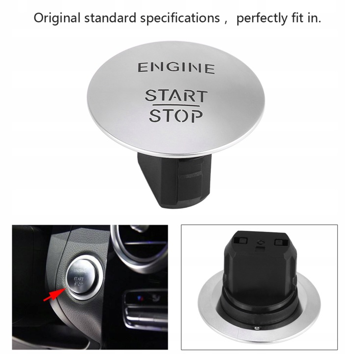 BOUTON DÉMARREUR STOP KEYLESS MERCEDES CL550 E350 2215450714