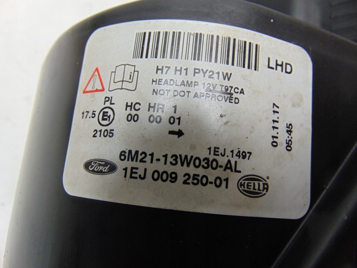 PHARE GAUCHE AVANT FORD S-MAX MK1 6M21-13W030-AL EUROPE