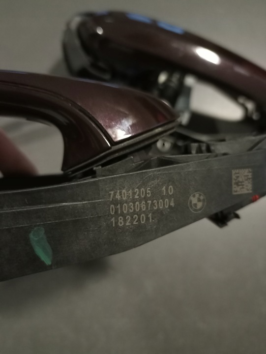 POIGNÉE ARRIÈRE GAUCHE DROITE BMW G30 G31 G32 G01 G02 C25 ROYAL BURGUNDY