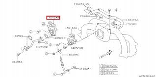 SUBARU CON 14845AA220 VÁLVULA NAPOWIETRZANIA 