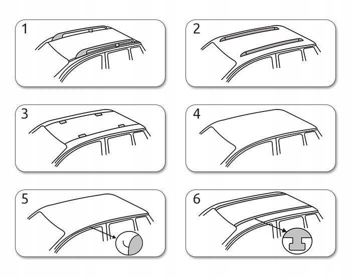 MALETERO DE TECHO MALETERO DE VIGA AL PARRILLAS PARA BMW X6 F16 2015-2019 G06 2020- 