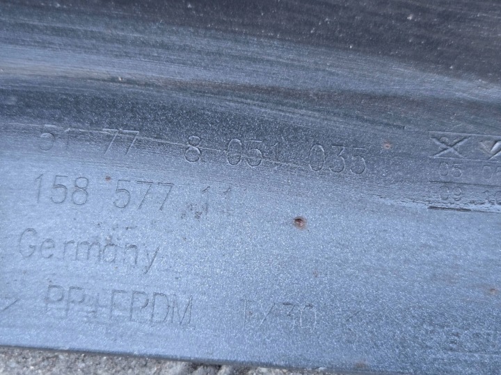 MOULURE REVÊTEMENT SEUIL GAUCHE CÔTÉ BMW 1 F20 F21 8051035