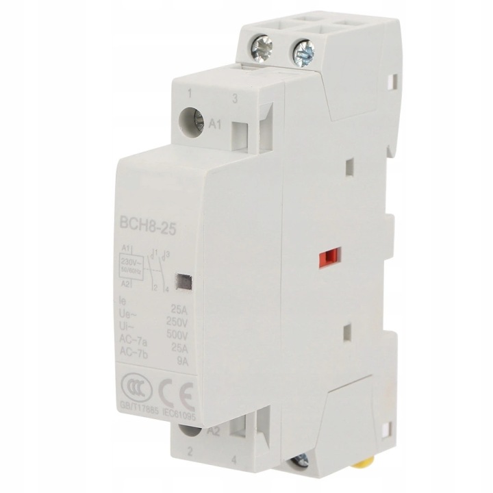 CONTACTEUR MODULOWY 1NO 1NC 220V 230V 25A 50/60HZ