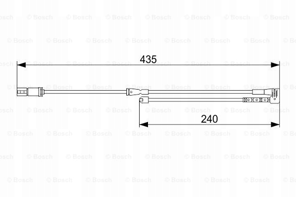 BOSCH CAPTEUR USURE PLAQUETTES FREINS AVANT MINI F55 F56 F57