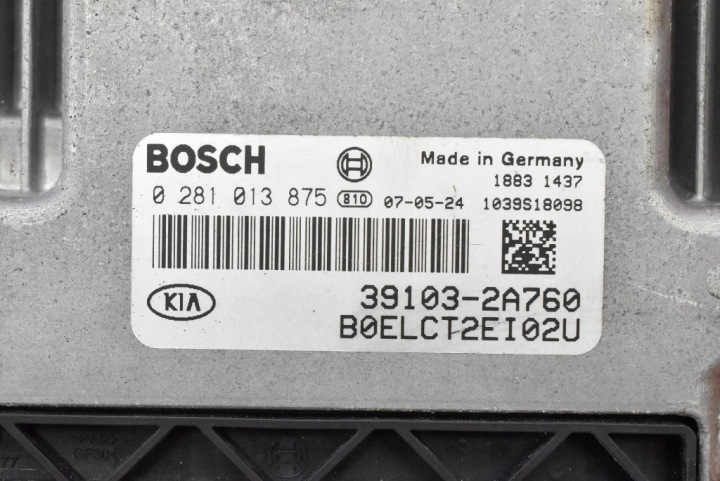 CONTRÔLEUR ORDINATEUR MOTEUR 39103-2A760 KIA CEED 1 I 1.6 CRDI 90 KM 06-10