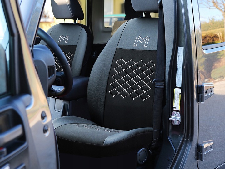 GRUBE FORRO AL ASIENTO ASIENTOS DE AUTOMÓVIL LOGOTIPO PARA OPEL COMBO C 5M 