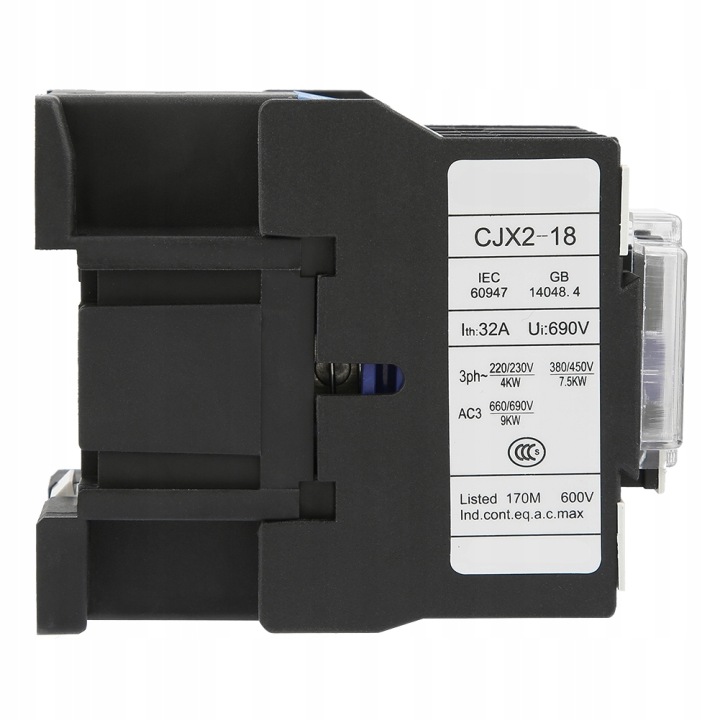 CONTACTEUR CJX2-1810 18A BOBINE AC 220V RELAIS