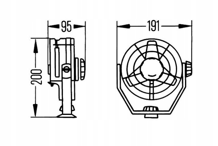 HELLA 8EV 003 361-001 VENTILATEUR SUPPLÉMENTAIRE 12V
