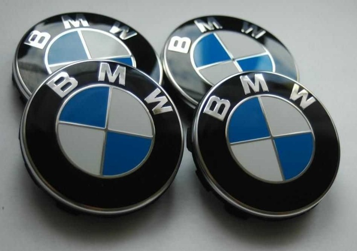 BMW TAPACUBOS KAPSLE TAPAS CIEGAS PARA DISCOS BMW 68MM DEKLE 4 PIEZAS JUEGO 