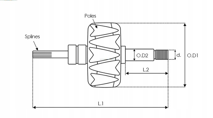 ROTOR GÉNÉRATEUR photo 6 - milautoparts-fr.ukrlive.com