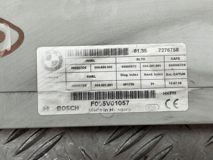 BMW F11 CONTRÔLEUR MODULE FUNKCYJNY COUVERCLES DE COFFRE 7276758