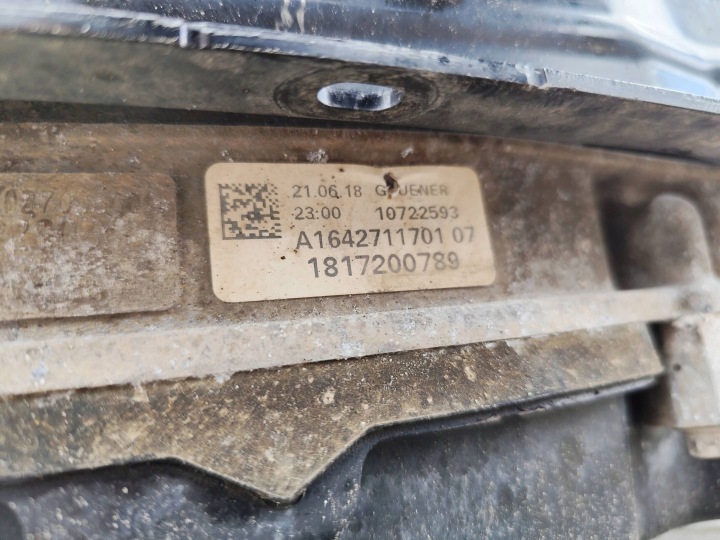 MERCEDES X-KLASA W470 350CDI 4MATIC BOÎTE DE VITESSES COMPLÈTE 4702700500
