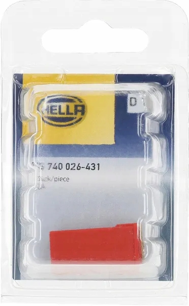 FUSIBLE AUTOMOBILE PAL, 50A GAUCHE 23.1 MM ROUGE 1 PCS HELLA
