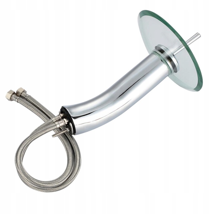 CUIVRE VERRE FLEXIBLE ROBINET AVEC FROIDE EAU VERS