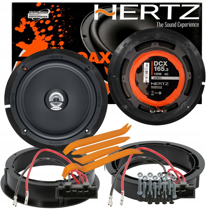 HERTZ DCX165 ALTAVOZ VW GOLF 5 PASSAT 3C CC B7 PARTE TRASERA 