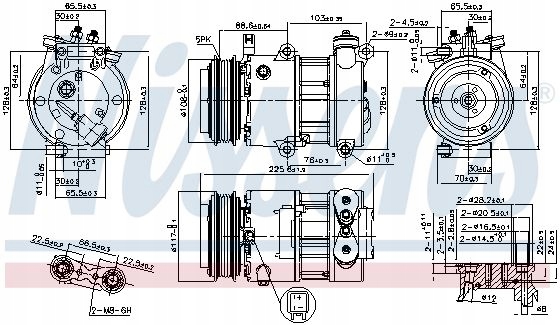 COMPRESSEUR DU CLIMATISEUR NISSENS 890664 photo 4 - milautoparts-fr.ukrlive.com