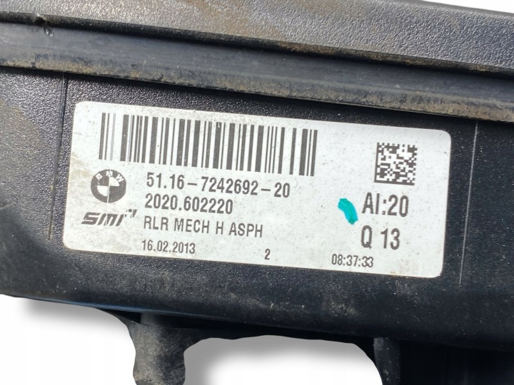 BMW 1 F20 F21 2013 DROITE CÔTÉ RÉTROVISEUR COMPLET