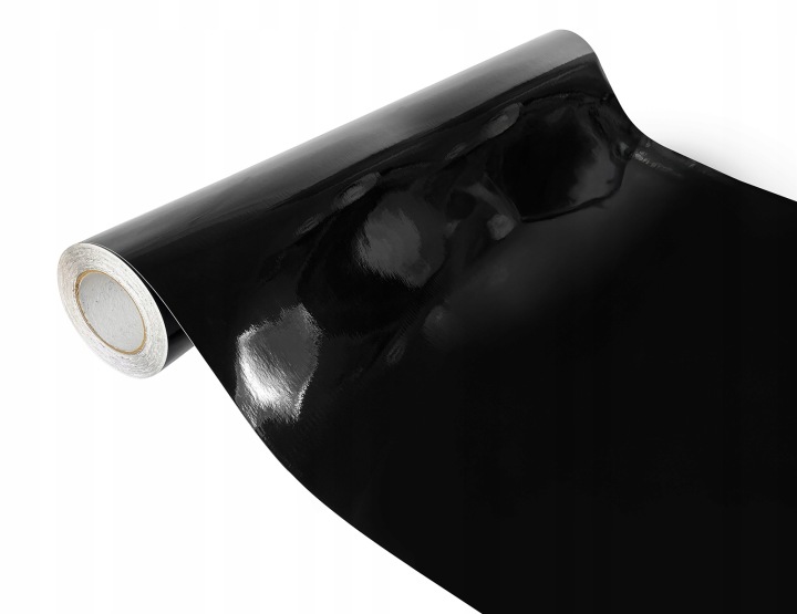FILM TUNING TERMOPLASTYCZNA VERS OKLEJANIA VOITURE NOIRE POLISH 100X50CM