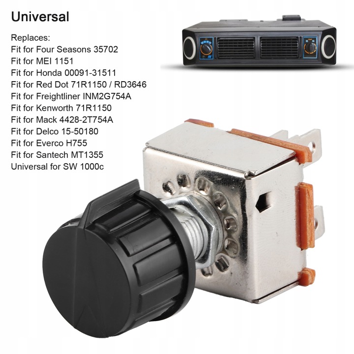 3-BIEGOWY COMMUTATEUR VENTILATEURS VERS SANTECH MT1355