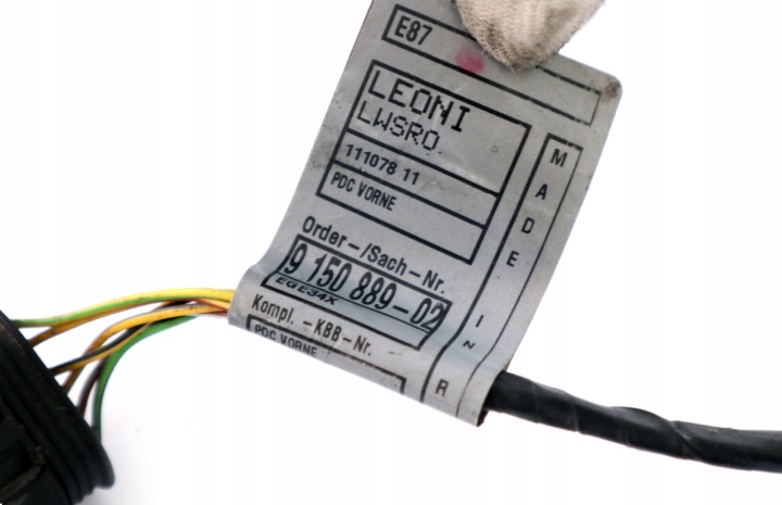 BMW E81 E87 LCI FAISCEAU DE CÂBLES CAPTEURS STATIONNEMENT PCD AVANT AVANT 9150889
