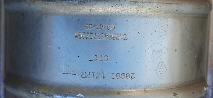 CATALYSEUR ÉCHAPPEMENT C717 DACIA JOGGER 208021717R
