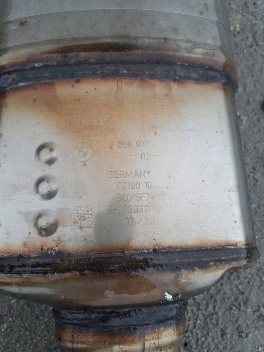 SILENCIEUX ÉCHAPPEMENT BMW G20 G21 G28 7933797 8698977 CARBONE