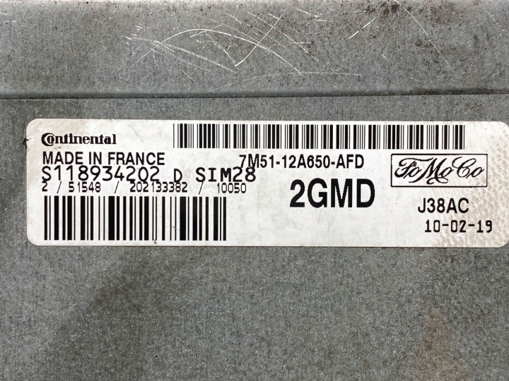 FORD FOCUS 2010 CONTRÔLEUR MODULE ECU